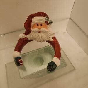 Retired Santa Candle Hugger